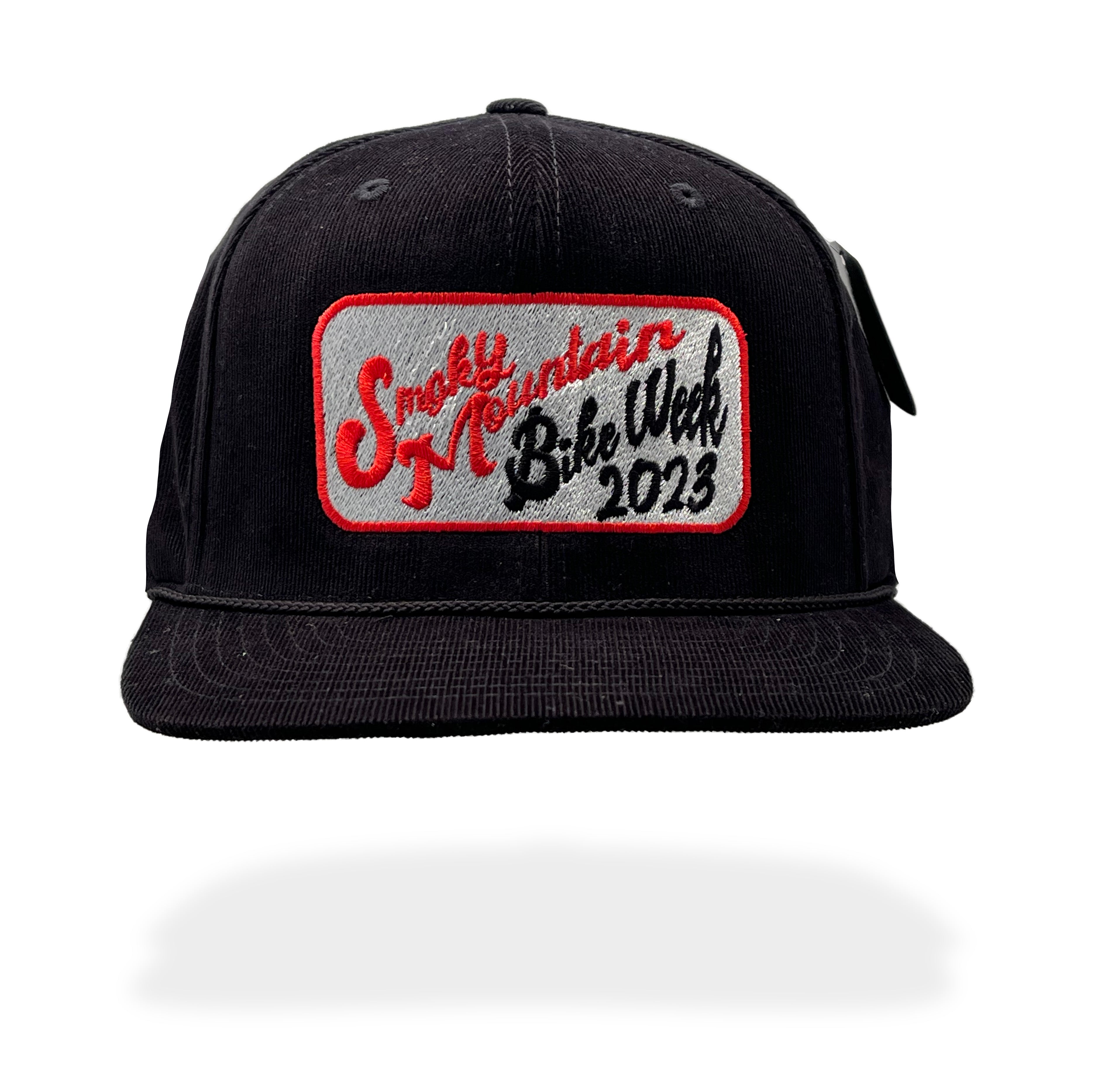 BD119 - Bike Week Patch hat – Black – SMBikeweek