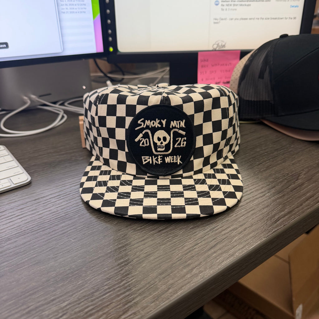 Willie Checker Hat Patch