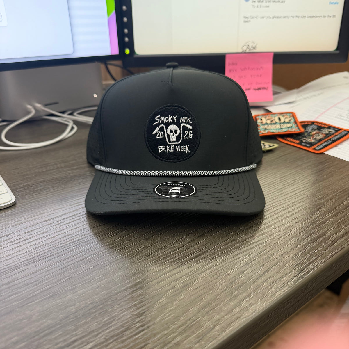 Willie Black Hat Patch