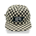 License Plate Patch Hat Checkerboard