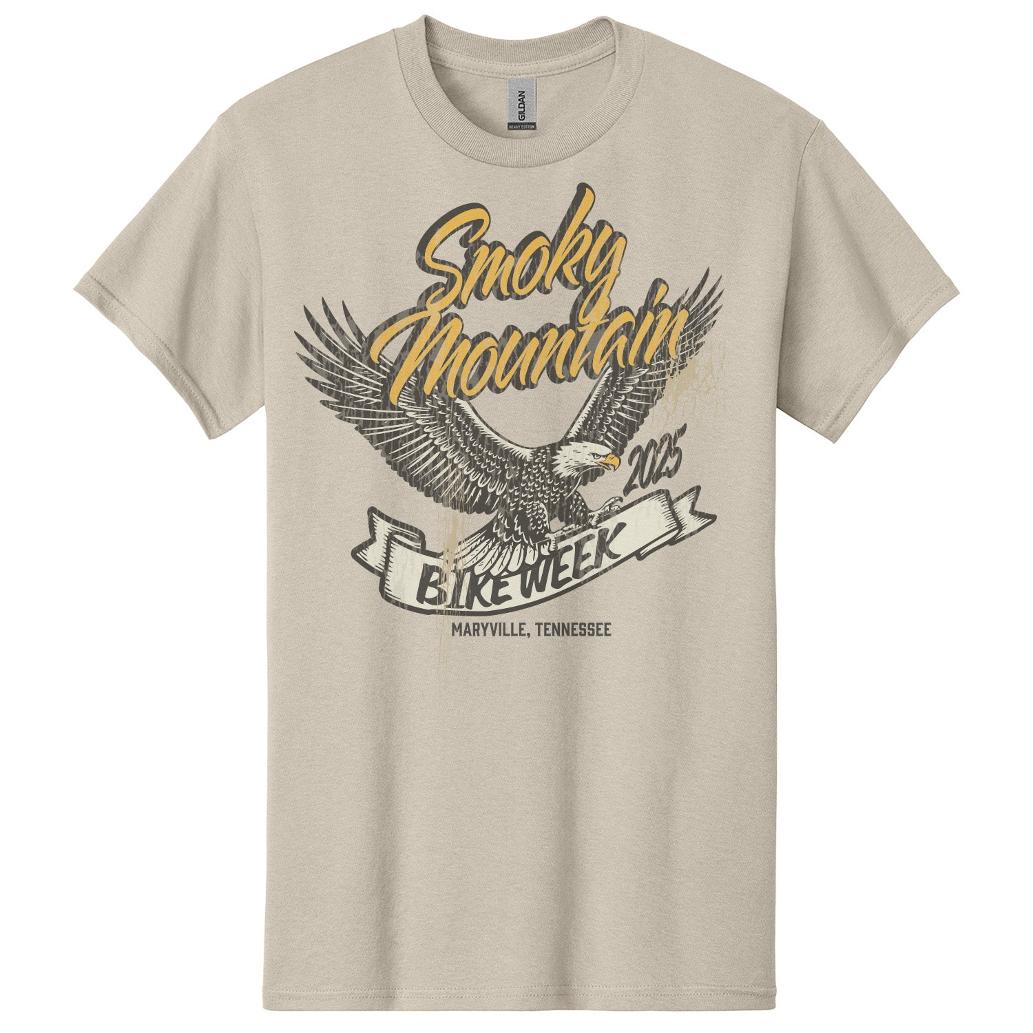 Distressed Eagle tee