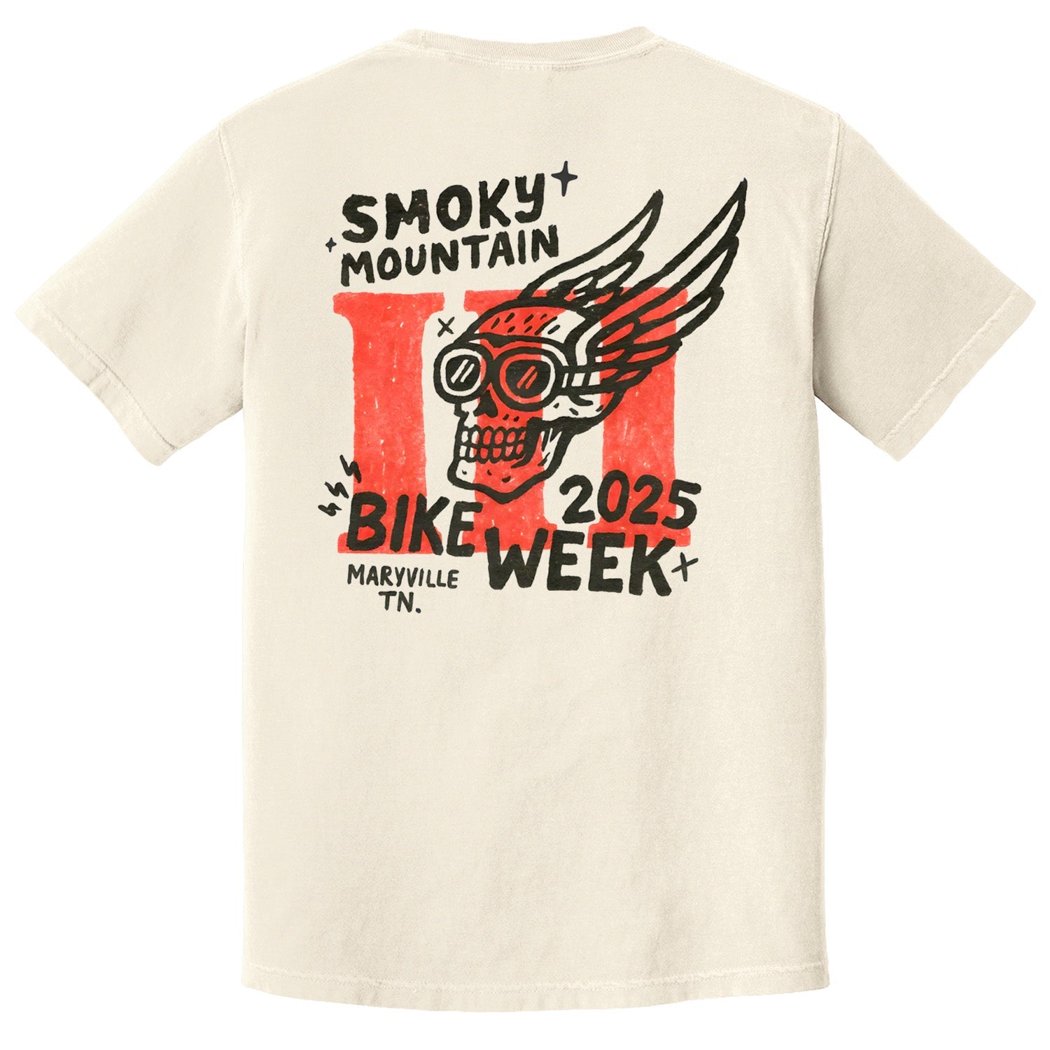 BikeWeek Skull tee