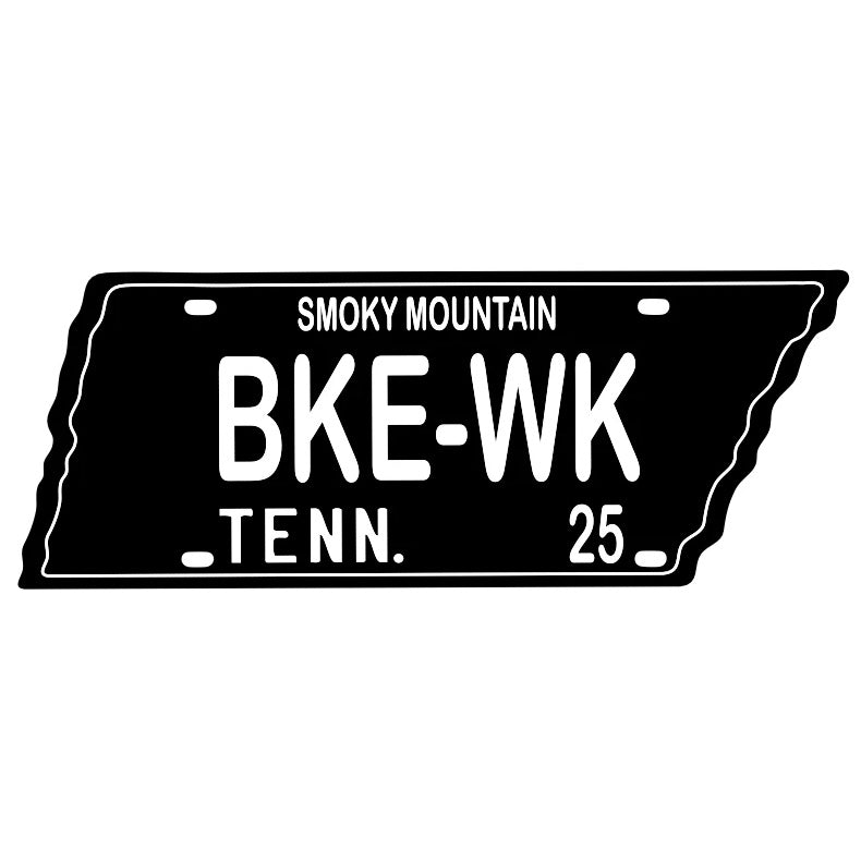 License Plate Decal